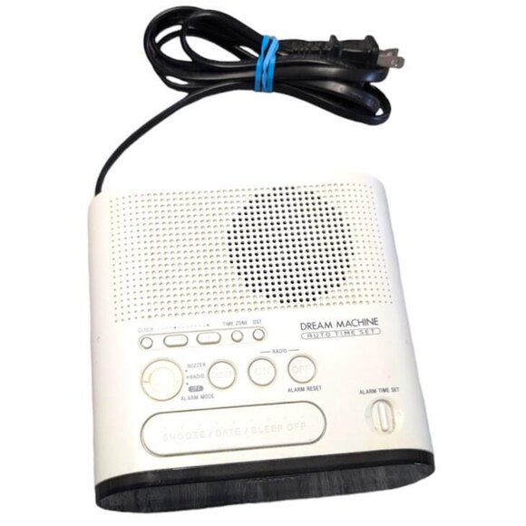 Sony Dream Machine ICF-C218 White Clock Radio Tested And Work Alarm Clock - Picture 6 of 7